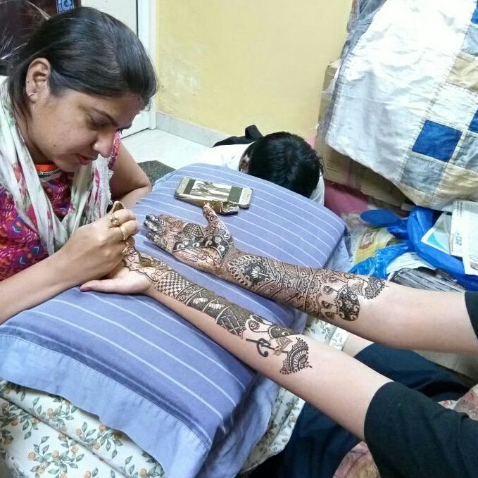 mehndi #henna #bridal #dulhan #shaadi #ekrishta #artistsoftiktok #mau... |  TikTok