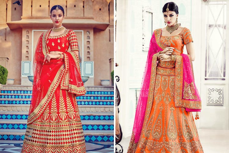 Did you know Athiya Shetty's gorgeous bridal handmade lehenga took 10,000  hours to make? | Hindi Movie News - Times of India